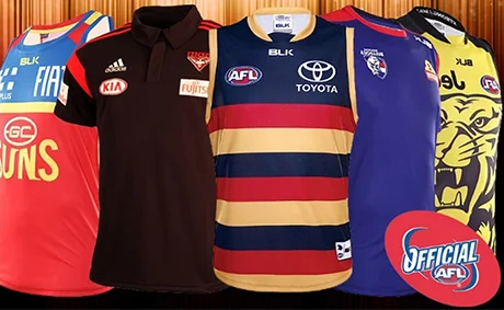 Examples of MSO's merchandised AFL products