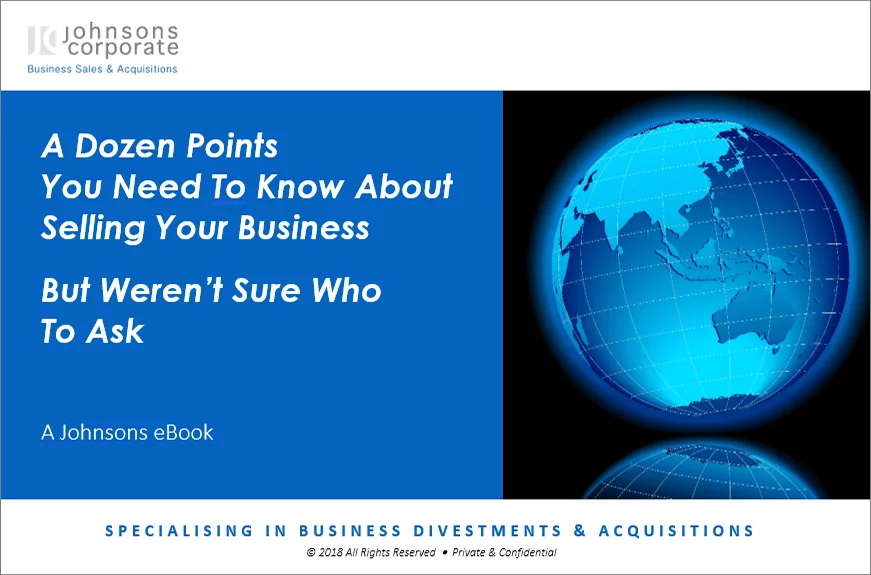 eBook: A Dozen Points You Need to Know About Selling Your Business... But Weren't Sure Who to Ask